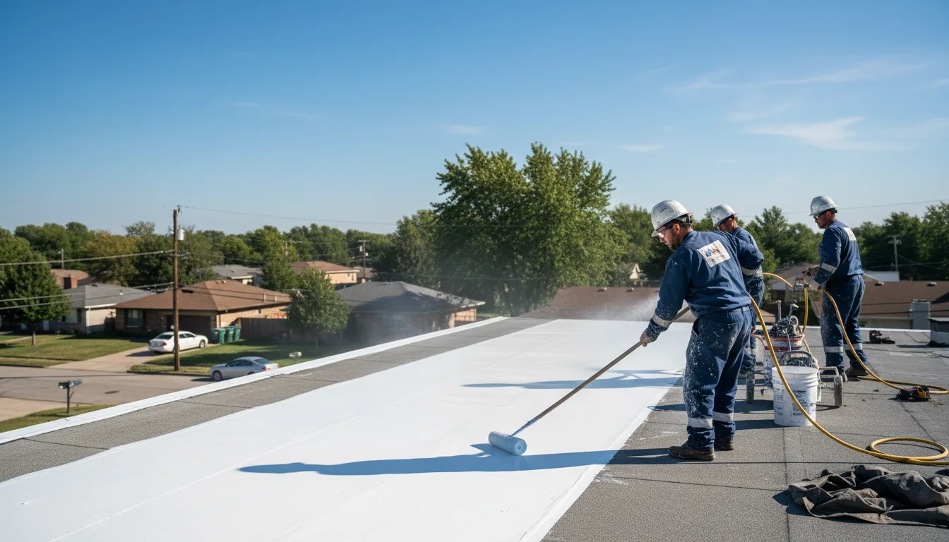 Commercial roof coating in North Zulch, TX near me